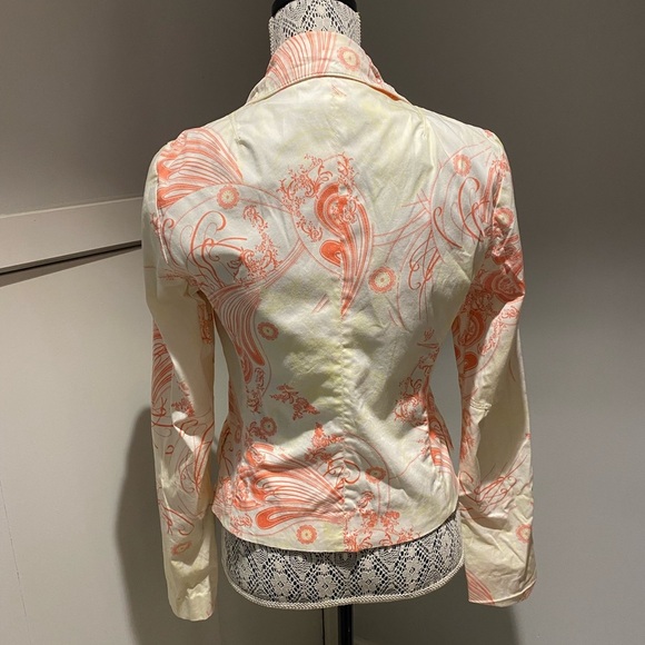 Katia G NYC printed blazer size 42 small vintage - Picture 2 of 5